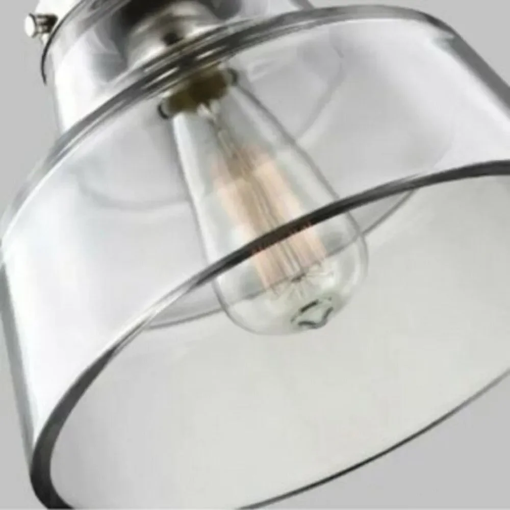 FEISS One Light Pendant Polished Nickel P1348PN Baskin 10